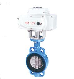 D003軟密封對夾式電動蝶閥